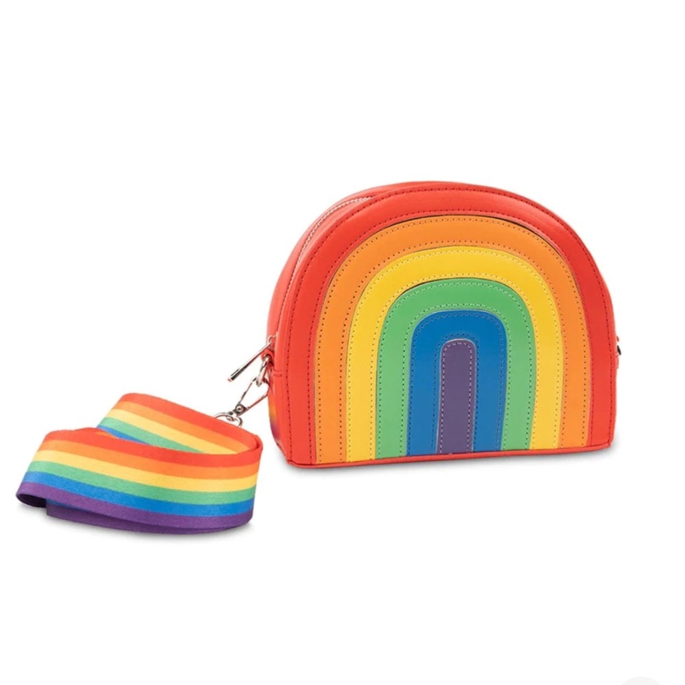 NEW! RAINBOW PRIDE SHAPED PURSE By Tipsy Elves